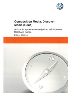2014 VOLKSWAGEN MEDIA INSTRUCTIEBOEKJE FRANS