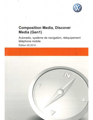 2014 VOLKSWAGEN MEDIA INSTRUCTIEBOEKJE FRANS