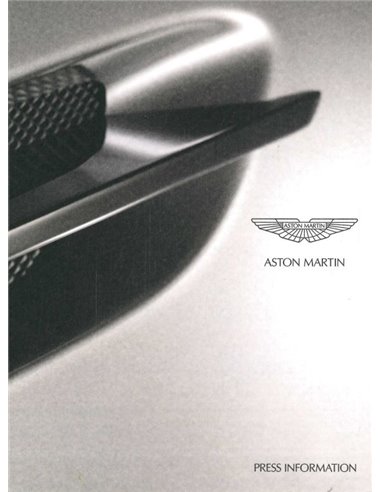 2008 ASTON MARTIN RANGE MEDIA PROSPEKT ENGLISCH