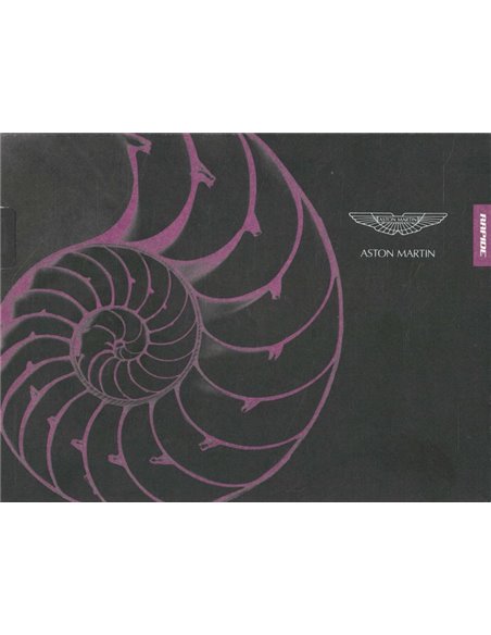 2006 ASTON MARTIN RAPIDE MEDIA BROCHURE ENGLISH