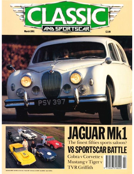 1991 CLASSIC AND SPORTSCAR MAGAZINE (03) MAART ENGELS