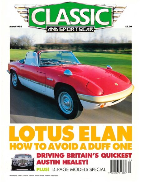1992 CLASSIC AND SPORTSCAR MAGAZINE (03) MARCH ENGLISH