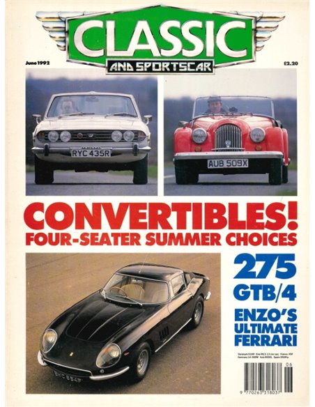1992 CLASSIC AND SPORTSCAR MAGAZINE (06) JUNI ENGELS