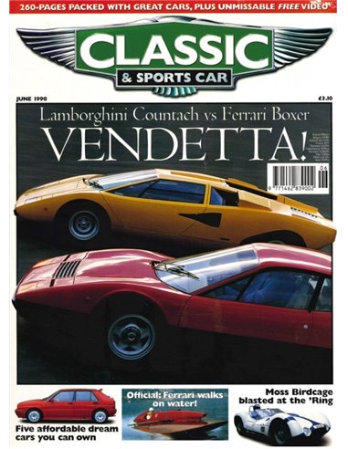 1998 CLASSiC AND SPORTSCAR MAGAZIN (06) JUNI ENGLISCH