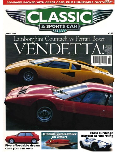 1998 CLASSiC AND SPORTSCAR MAGAZIN (06) JUNI ENGLISCH