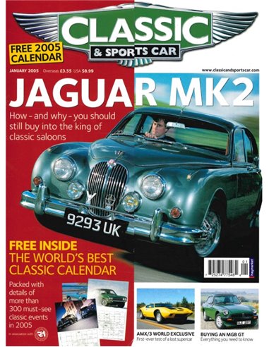 2005 CLASSIC AND SPORTSCAR MAGAZIN (01) JANUAR ENGLISCH