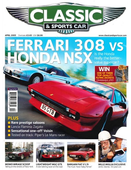 2005 CLASSIC AND SPORTSCAR MAGAZIN (04) APRIL ENGLISCH