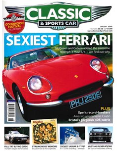 2005 CLASSIC AND SPORTSCAR MAGAZIN (08) AUGUST ENGLISCH