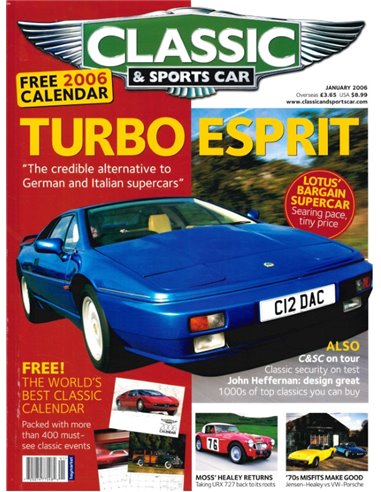 2006 CLASSIC AND SPORTSCAR MAGAZIN (01) JANUAR ENGLISCH