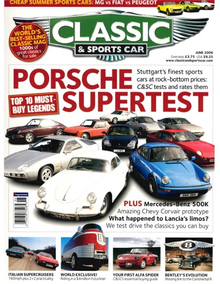 2006 CLASSIC AND SPORTSCAR MAGAZIN (06) JUNI ENGLISCH