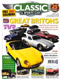 2007 CLASSIC AND SPORTSCAR MAGAZIN (01) JANUAR ENGLISCH