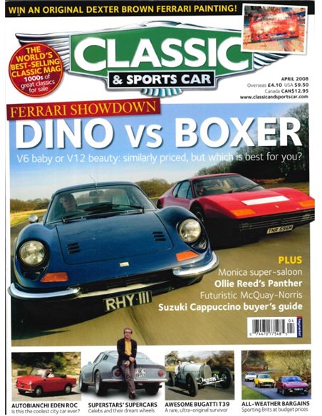 2008 CLASSIC AND SPORTSCAR MAGAZIN (04) APRIL ENGLISCH