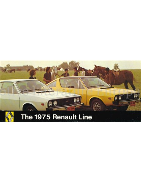 1975 RENAULT 15TL | 17 GORDINI BROCHURE ENGELS