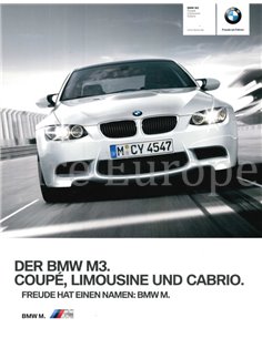 2010 BMW M3 BROCHURE GERMAN