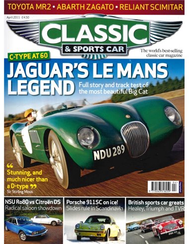 2011  CLASSIC AND SPORTSCAR MAGAZIN (04) APRIL ENGLISCH