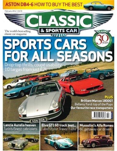 2012 CLASSIC AND SPORTSCAR MAGAZINE (02) FEBRUARI ENGELS