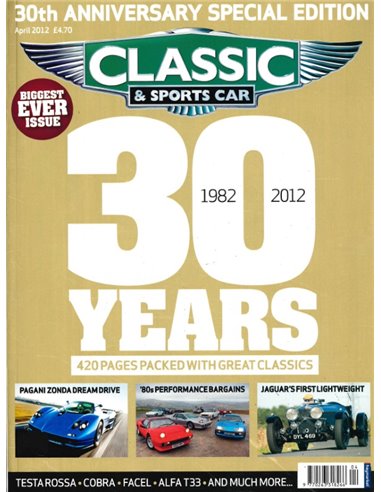 2012 CLASSIC AND SPORTSCAR MAGAZIN (04) APRIL ENGLISCH