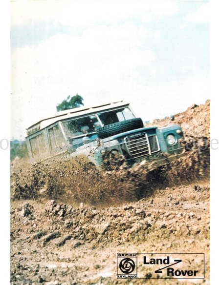 1974 LAND ROVER SERIES III BROCHURE ENGLISH