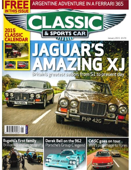 2015 CLASSIC AND SPORTSCAR MAGAZIN (01) JANUAR ENGLISCH