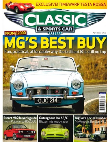 2015 CLASSIC AND SPORTSCAR MAGAZIN (04) APRIL ENGLISCH