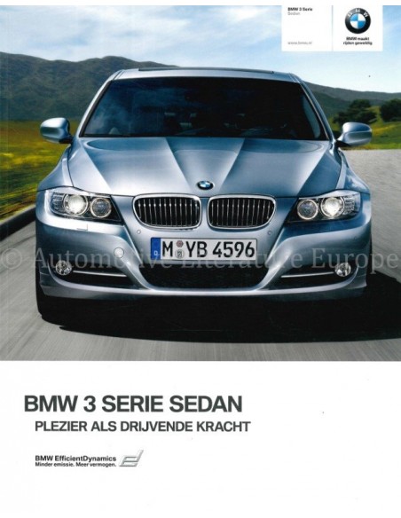 2010 BMW 3 SERIES SALOON BROCHURE DUTCH