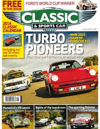 2016 CLASSIC AND SPORTSCAR MAGAZIN (01) JANUAR ENGLISCH