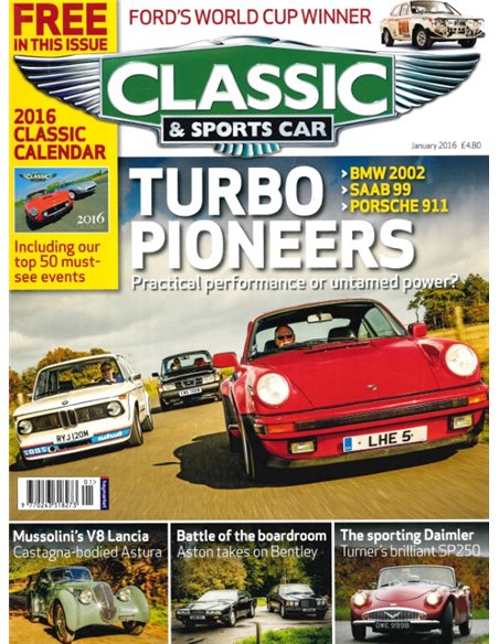 2016 CLASSIC AND SPORTSCAR MAGAZIN (01) JANUAR ENGLISCH