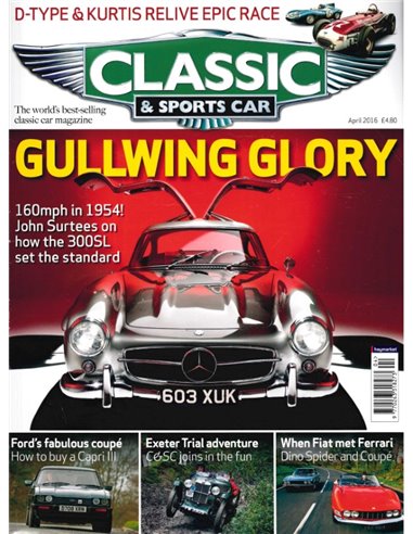 2016 CLASSIC AND SPORTSCAR MAGAZIN (04) APRIL ENGLISCH