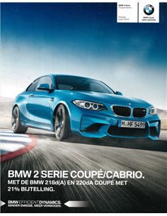 2016 BMW 2 SERIES PRICESLIST DUTCH