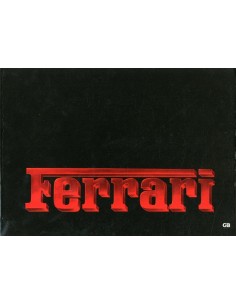 1984 FERRARI PROGRAMM PRESSEMAPPE ENGLISCH 325/84