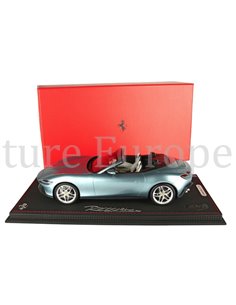 2023 FERRARI ROMA SPIDER METALLIC CELESTE TREVI BBR MODEL 21/180 2