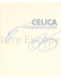 1997 TOYOTA CELICA BROCHURE JAPANS