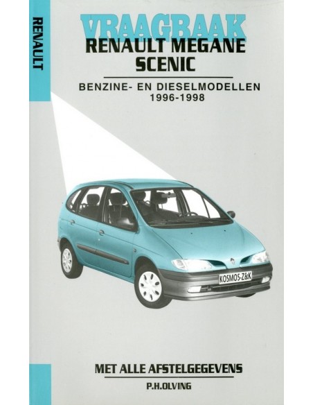 1996 - 1998 RENAULT MEGANE SCENIC BENZINE DIESEL VRAAGBAAK NEDERLANDS