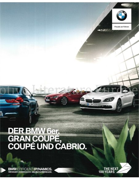 2017 BMW 6ER PROSPEKT DEUTSCH