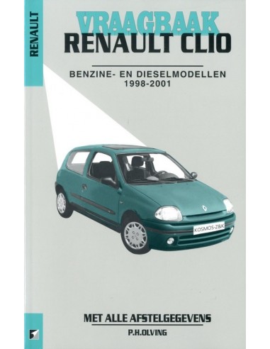 1998 - 2000 RENAULT CLIO BENZINE DIESEL VRAAGBAAK NEDERLANDS