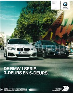 2015 BMW 1ER PROSPEKT NIEDERLÄNDISCH