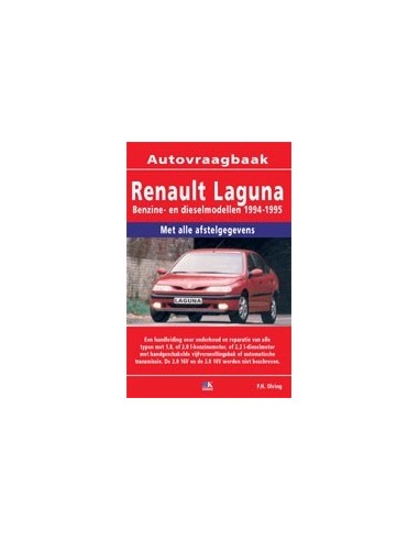 1993 - 1994 RENAULT LAGUNA BENZINE DIESEL VRAAGBAAK NEDERLANDS