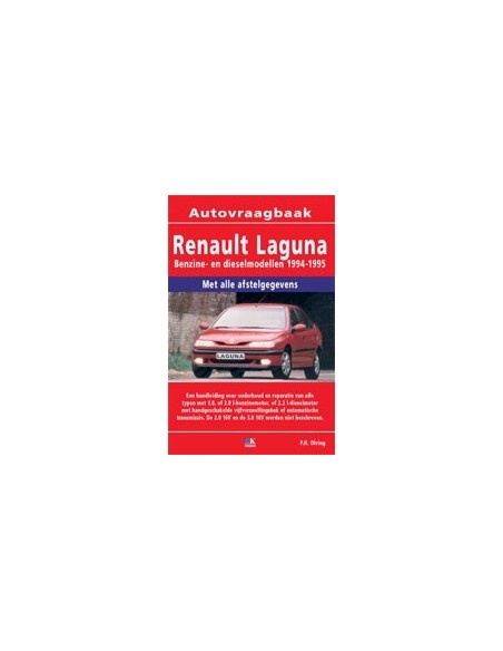 1993 - 1994 RENAULT LAGUNA BENZINE DIESEL VRAAGBAAK NEDERLANDS