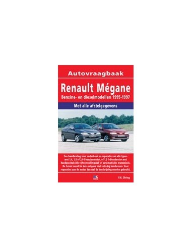 1995 - 1997 RENAULT MEGANE BENZINE DIESEL VRAAGBAAK NEDERLANDS