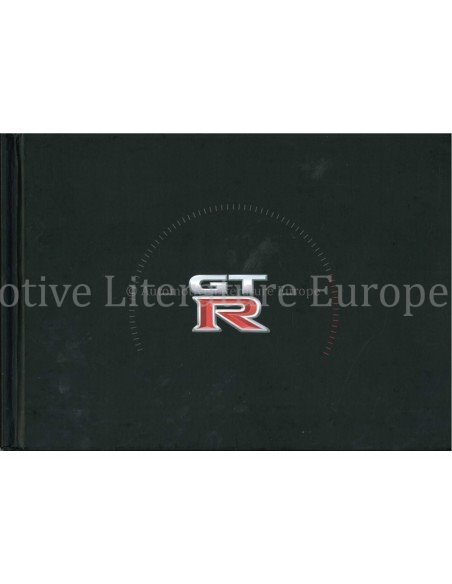 2009 NISSAN GT-R HARDCOVER BROCHURE NEDERLANDS