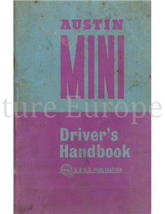 1963 AUSTIN MINI OWNERS MANUAL ENGLISH