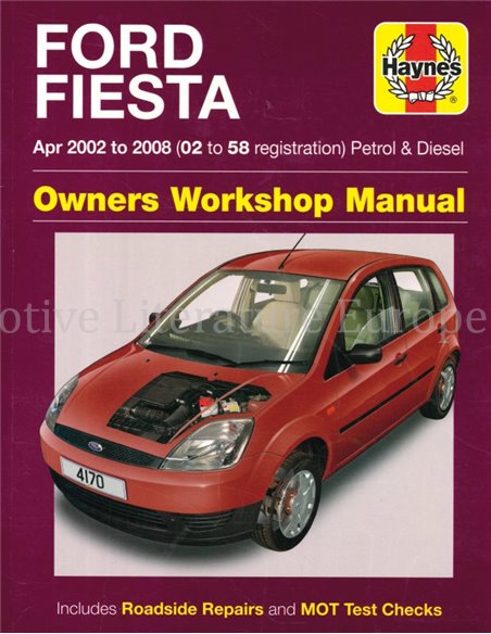 2002-2008 FORD FIESTA BENZIN | DIESEL REPERATURANLEITUNG ENGLISCH