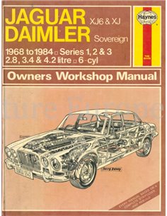 1968-1984 JAGUAR XJ6 | XJ / DAIMLER SOVEREIGN REPERATURANLEITUNG ENGLISCH