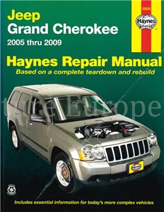 2005 - 2009 JEEP GRAND CHEROKEE BENZIN REPARATURANLEITUNG ENGLISCH