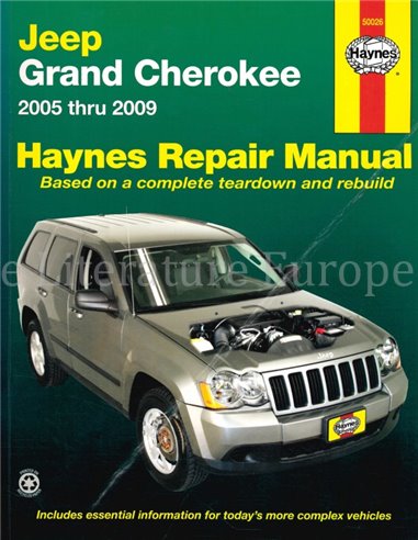 2005 - 2009 JEEP GRAND CHEROKEE BENZIN REPARATURANLEITUNG ENGLISCH
