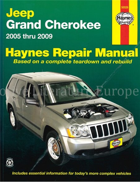2005 - 2009 JEEP GRAND CHEROKEE BENZIN REPARATURANLEITUNG ENGLISCH