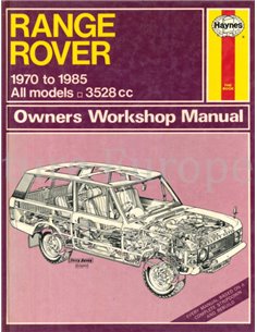 1970 - 1985 RANGE ROVER VRAAGBAAK ENGELS