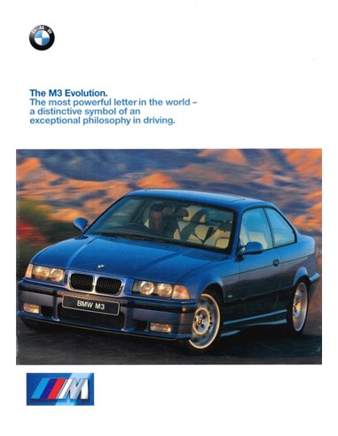 1997 BMW M3 PROSPEKT ENGLISCH