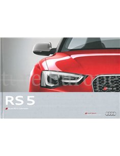 2013 AUDI RS5 CONVERTIBLE HARDBACK BROCHURE ENGLISH