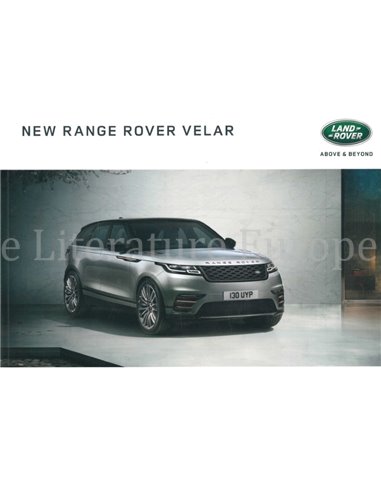 2017 RANGE ROVER VELAR PROSPEKT ENGLISCH